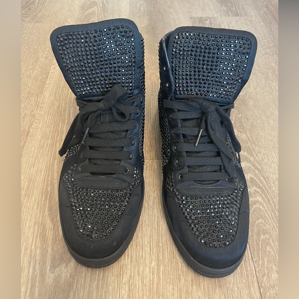 Black gucci high top sneakers